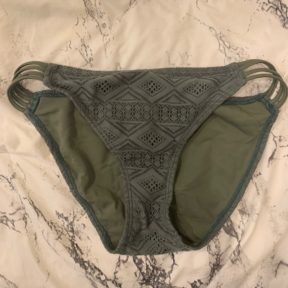 Lace Swim Bikini Bottoms